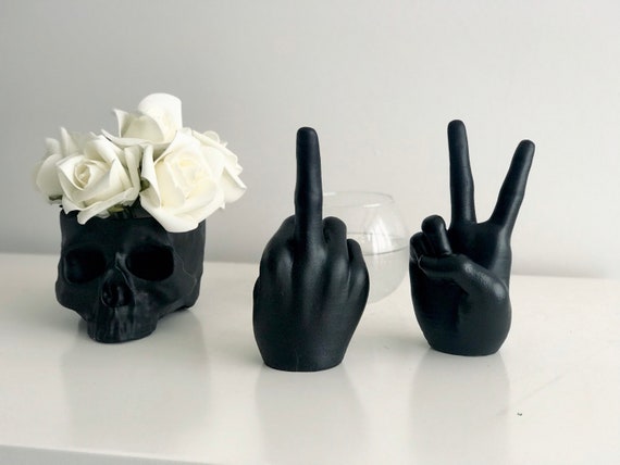 ハンド　オブジェ　ファックユー　fuckyou 中指 置物 ミッドセンチュリー ハンド オブジェ ファックユー fuckyou 中指 置物 ミッド