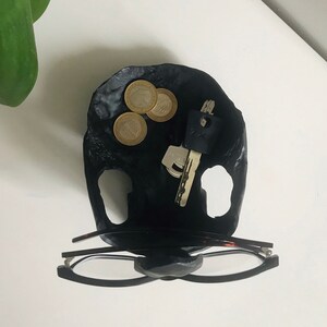 Skull Glasses Stand Holder, Sunglasses Stand, Desk Tidy, Gothic Decor, Skeleton Eyeglasses Holder, Eyewear Stand image 9