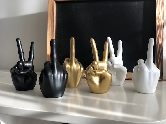 ハンド　オブジェ　ファックユー　fuckyou 中指 置物 ミッドセンチュリー ハンド オブジェ ファックユー fuckyou 中指 置物 ミッド