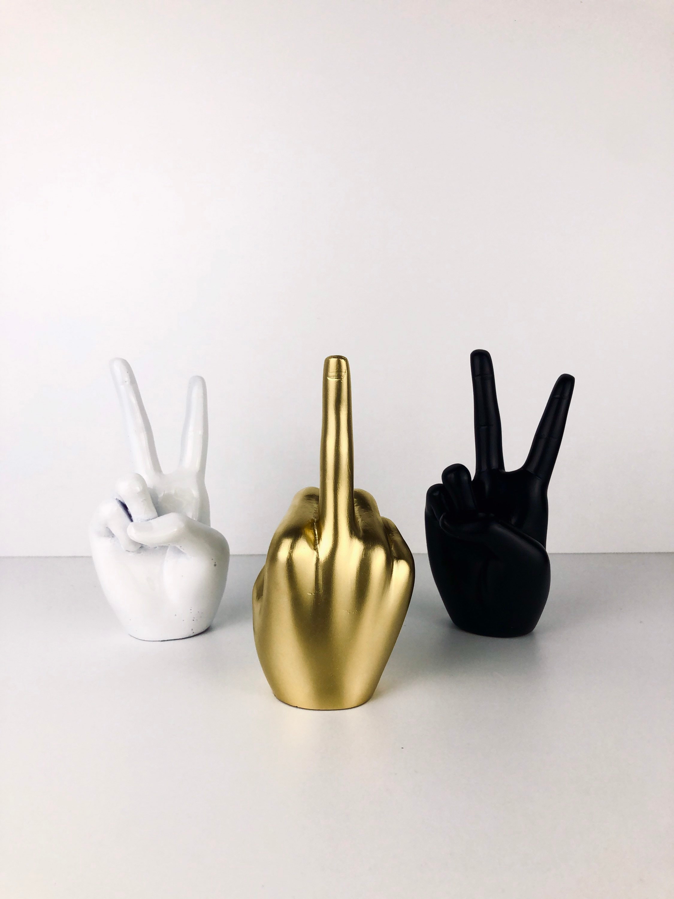 Hand Gesture Ornament, F*ck You, Peace Hand, Victory Sign