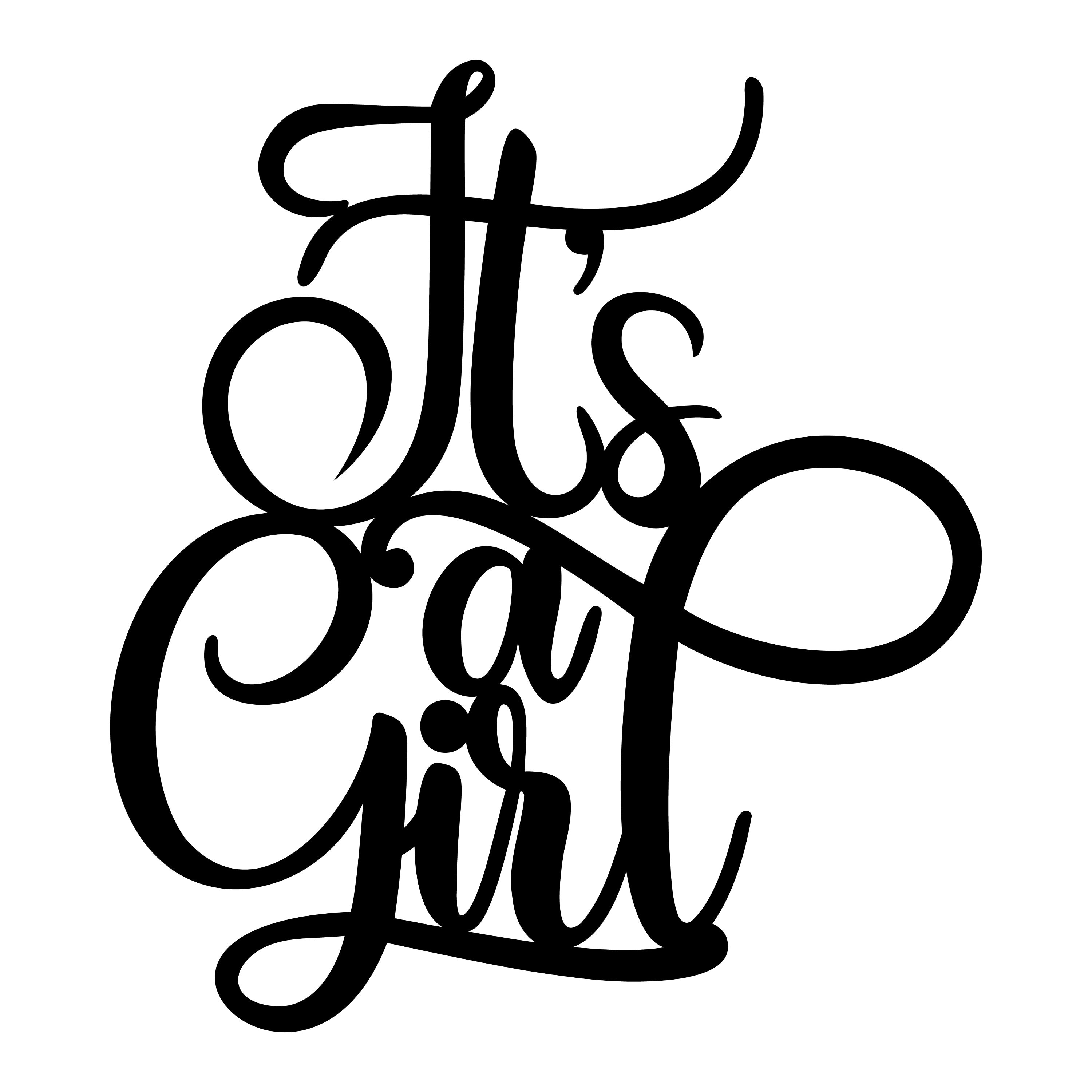 It's A Girl Cake Topper Etsy