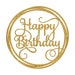 Happy Birthday Circle - Etsy