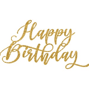 Happy Birthday Cake topper