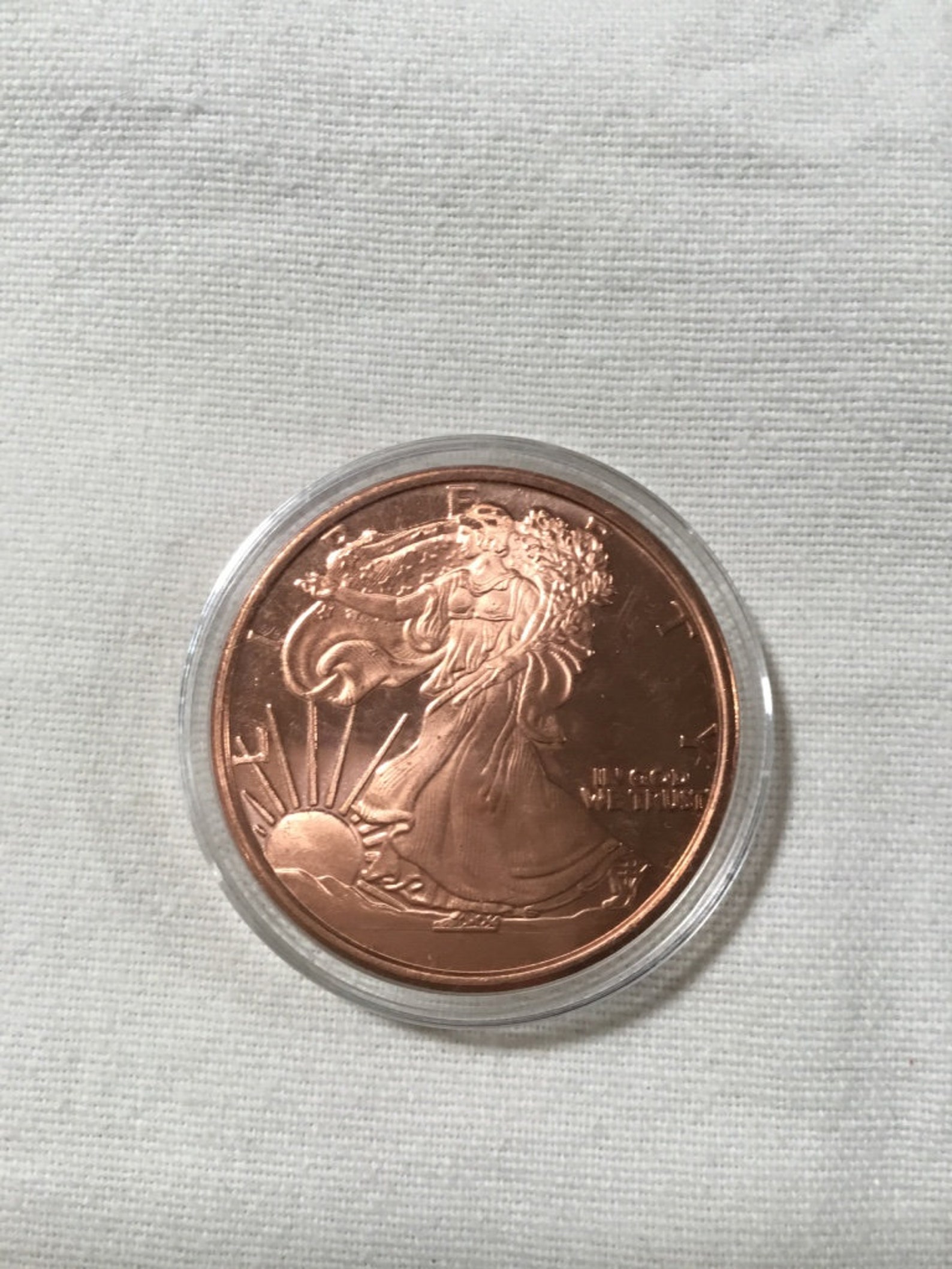 1 Ounce .999 Copper Coin Etsy