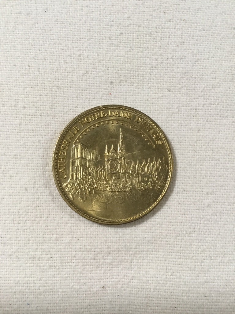 Cathedral of Notre Dame Commemorative Coin Etsy