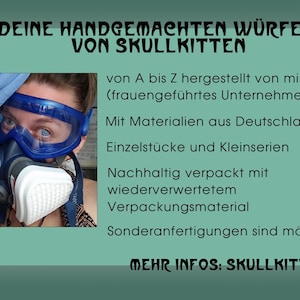 Handgemachtes Würfelset, DnD Würfel, Set aus 7 Würfeln für Pen und Paper, Mystery Würfelset Bild 9