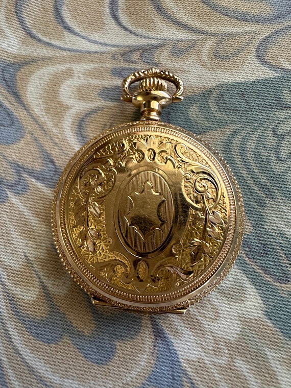 Elgin ladies pocket watch - image 4