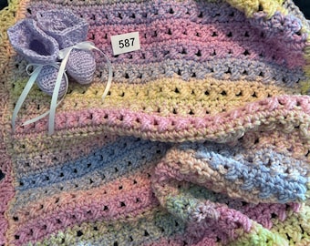 Baby Blanket, Baby Shower Gift, Handmade Baby Blanket, Pink Blanket, Blue Blanket, Ready to Ship