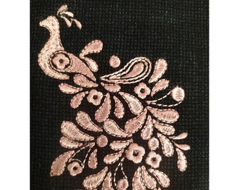 Peacock Machine Embroidery Designs, Birds Machine Embroidery Designs