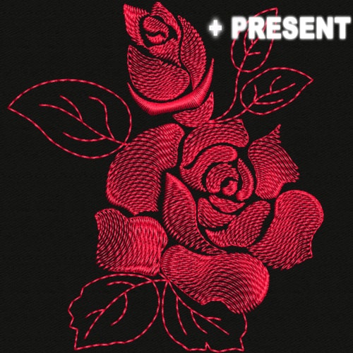 Embroidery Designs Flowers Embroidery Design Etsy