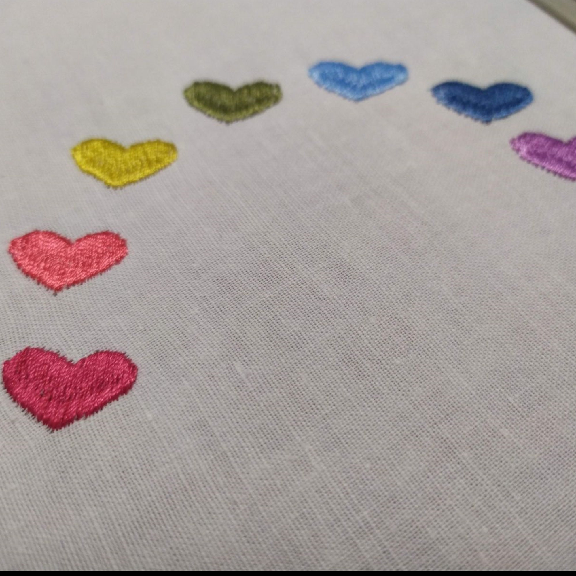 Embroidery Design Rainbow Embroidery Designs Hearts - Etsy