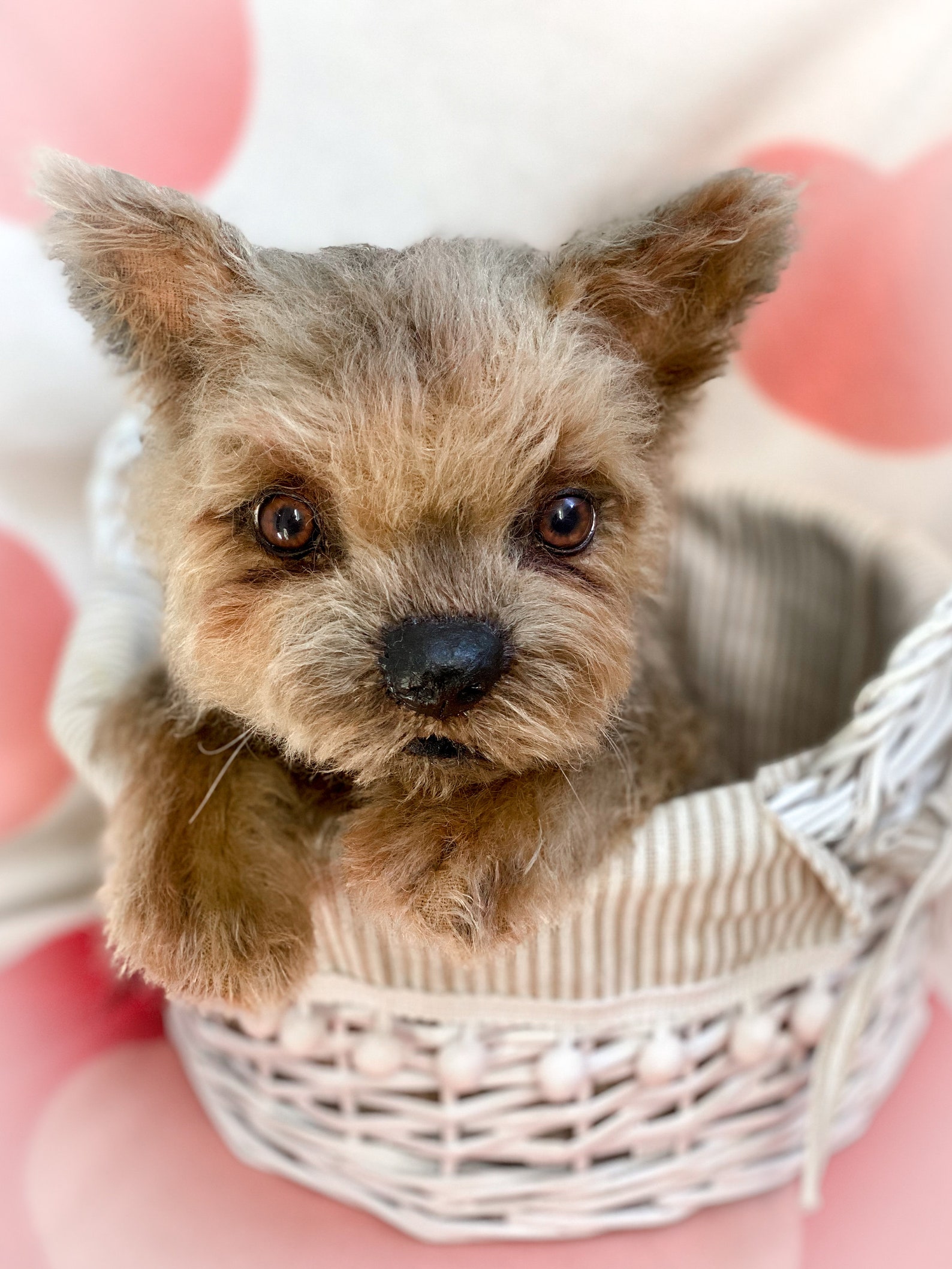 Small yorkie dog Realistic stuffed puppy toy Replica pet Etsy