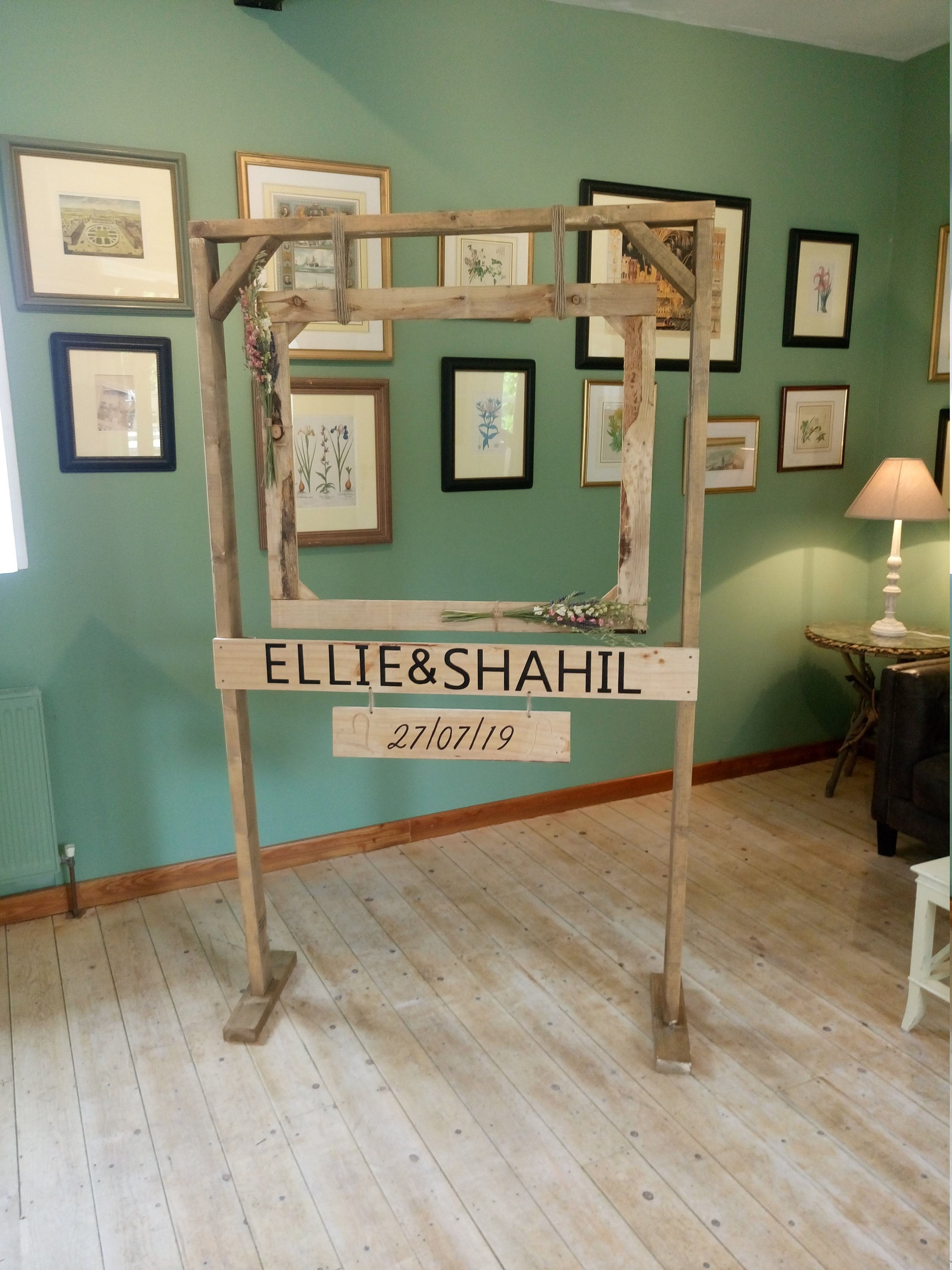 Wedding photo booth frame and stand Etsy