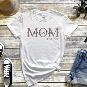 Ironing picture - lettering MOM EST personalized