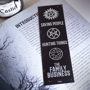 Supernatural Bookmarks | Quotes | Fan Art