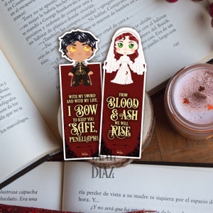 From Blood & Ash | Silhouette Bookmarks | Magnetic Bookmarks