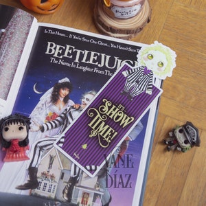 Beetlejuice | Silhouette Bookmarks | Magnetic Bookmarks