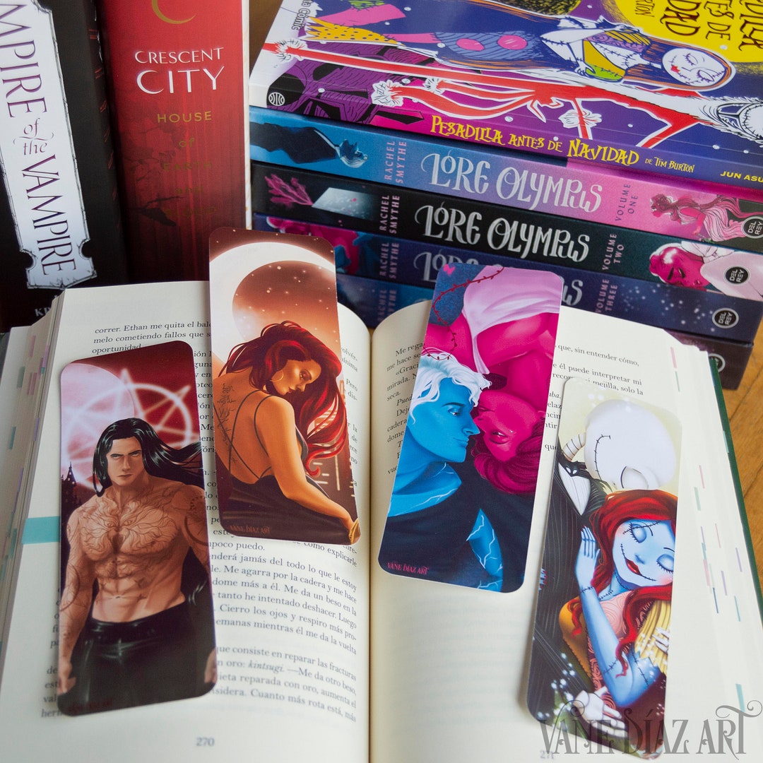 Fandom Bookmarks Bookish Bookmarks Fan Art Multifandom Crescent City Lore Olympus ...