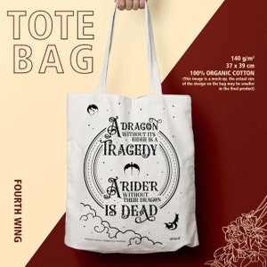 Organic Cotton Tote Bags | Made-To-Order | Six of Crows Song of Achilles Addie LaRue