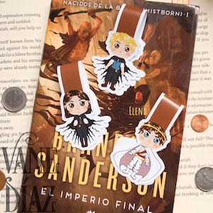 Kelsier Vin Elend | Fan Art | Polaroids | Magnetic Bookmarks | Silhouette Bookmarks | Mistborn Cosmere