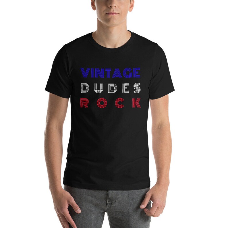 Vintage Dudes Rock Unisex T-shirt | Etsy