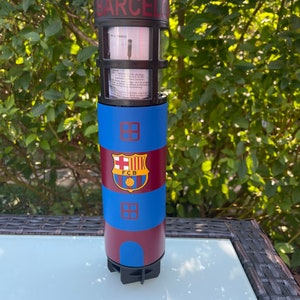 Leuchtturm Solarlampe Fußball Bundesliga NFL personalisiert Wunschverein Bild 5