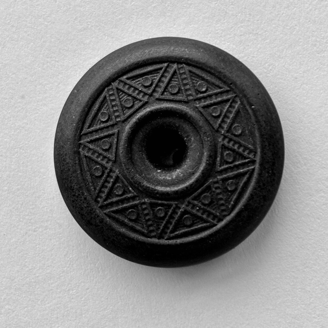 Antique Goodyear Rubber Button, Back Mark Novelty Rubber Co., NBS