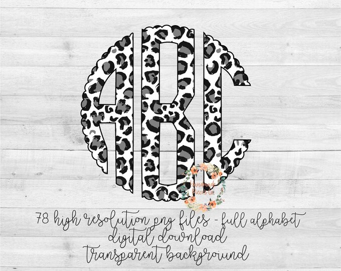 Monogram Leopard This item is unavailable - Etsy
