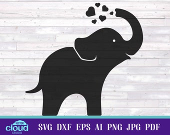 Download Baby Shower Elephant Svg Etsy