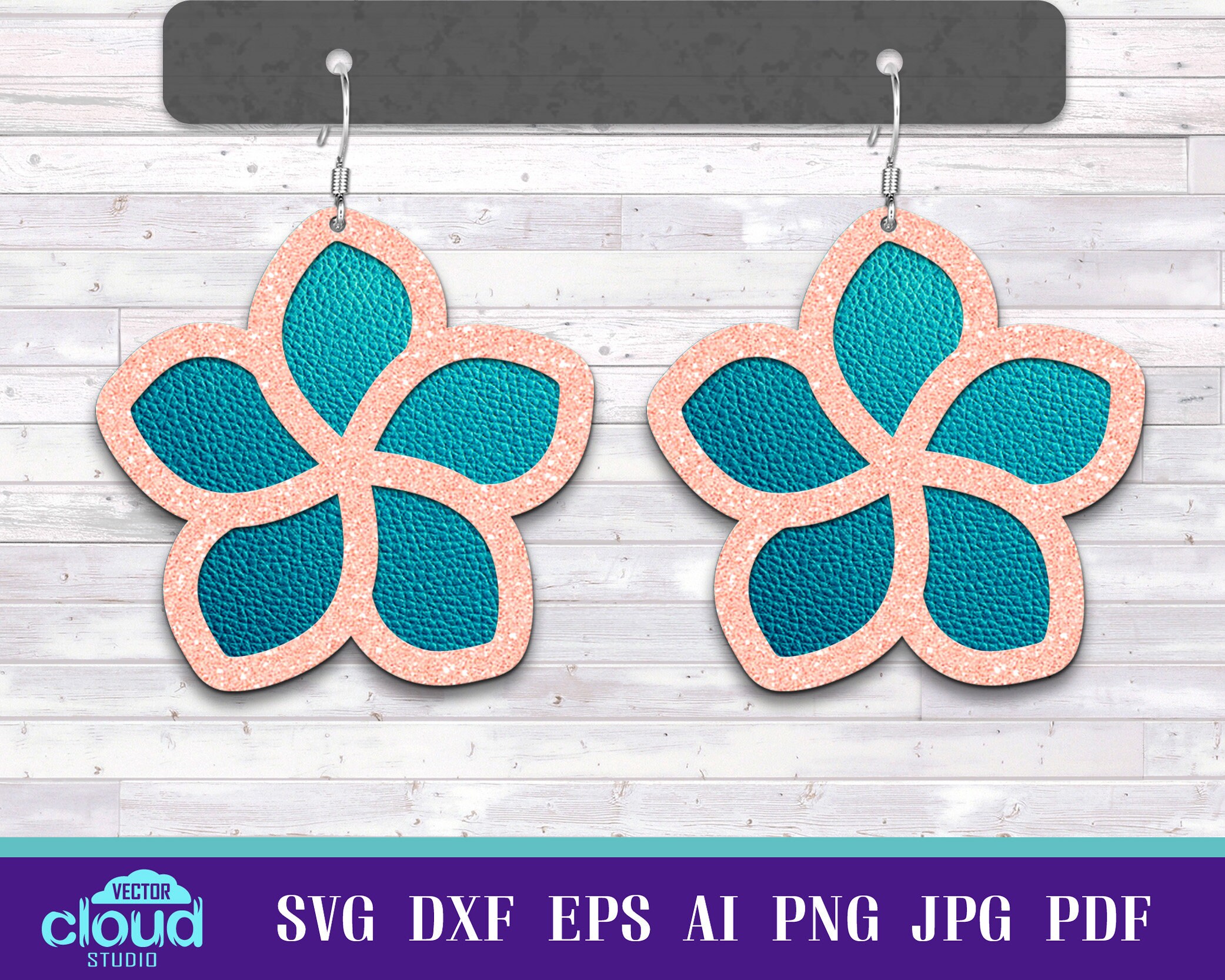 Free Free 56 Flower Leather Earrings Svg SVG PNG EPS DXF File