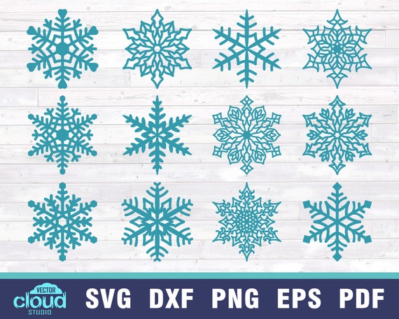 Snowflake #5 SVG Cut File - Snap Click Supply Co.