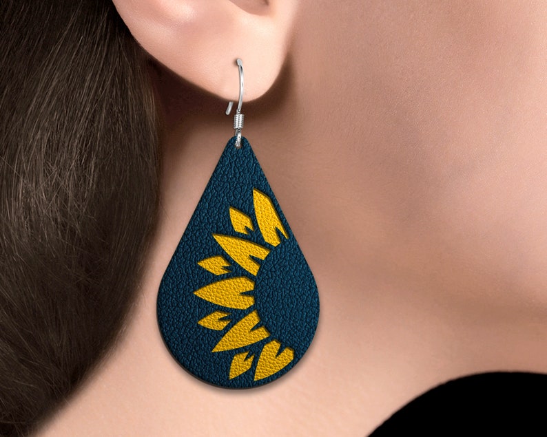 Free Free Sunflower Earring Svg 473 SVG PNG EPS DXF File