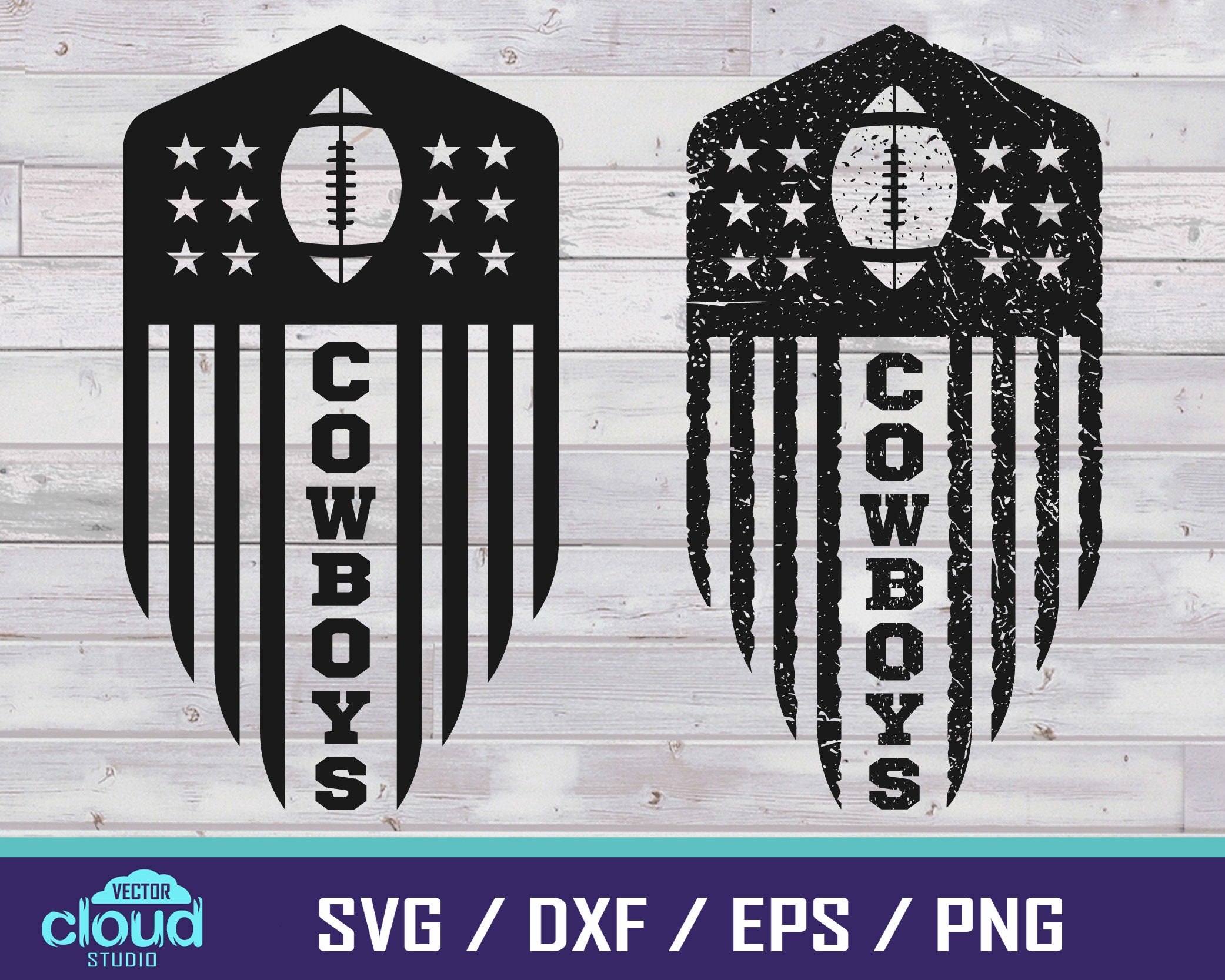 Dallas Cowboys Logo - SVG Graphic & Cut File for Cricut or Silhouette