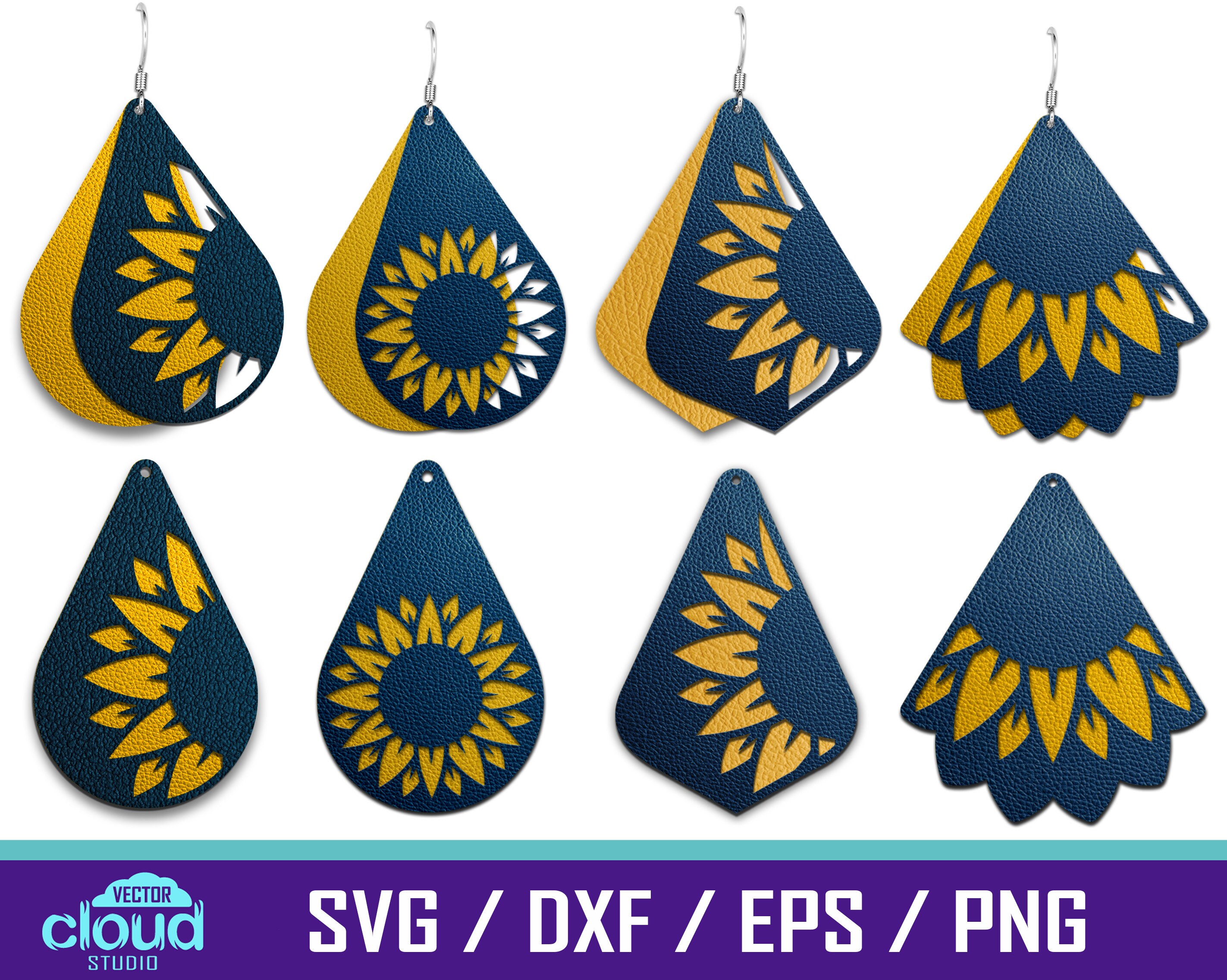 Free Free 84 Sunflower Earring Svg SVG PNG EPS DXF File