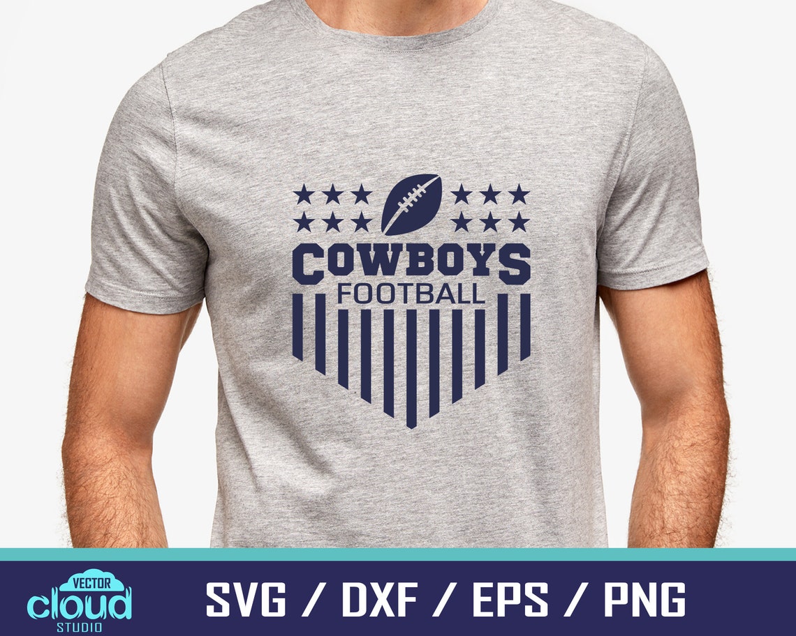 Cowboys Football Team Svg Dxf Eps Png Files for Cricut - Etsy