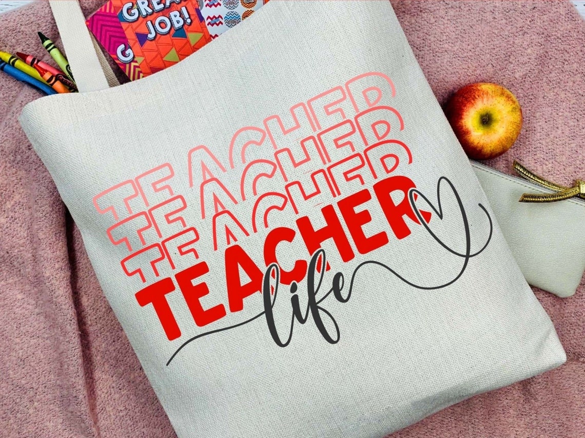 Download Retro Teacher Life SVG DXF PNG | Etsy