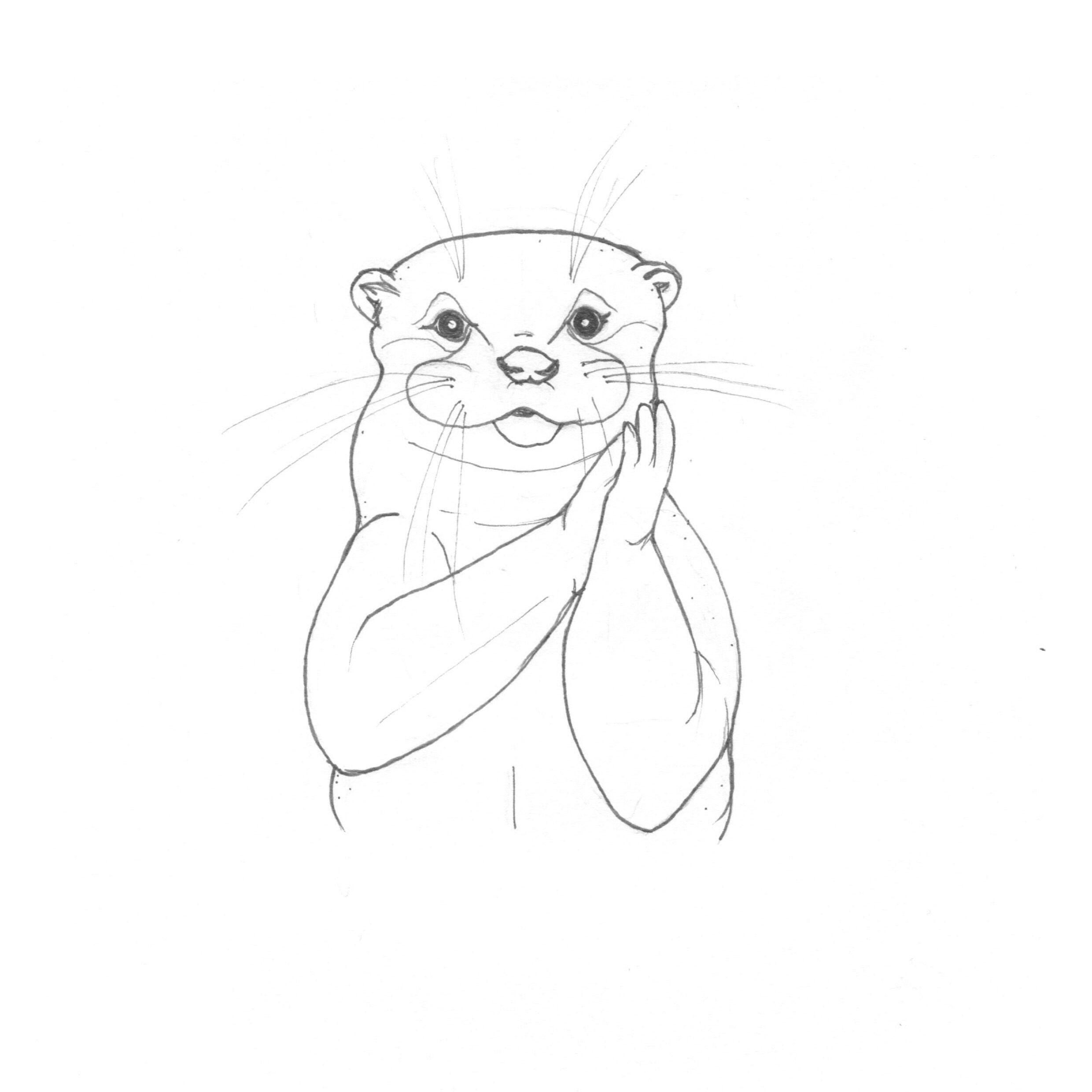 Otter Tattoo Temporary Tattoo Animal Tattoo Kids Tattoo - Etsy