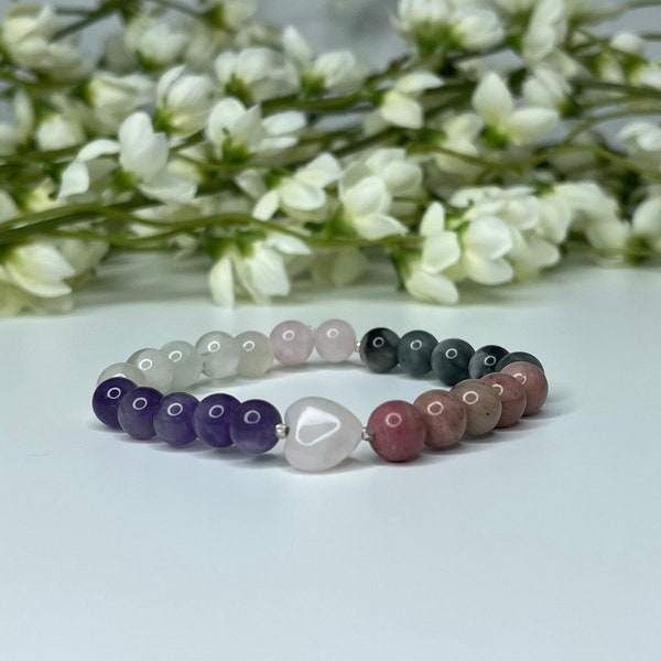 Grief Bracelet, Crystals for Grief, Powerful Crystals to Help with Grief and Loss