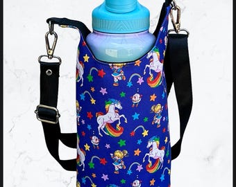 Brite Girl Water Bottle Holder Crossbody or Shoulder Bag