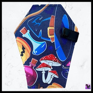 OFERTA Monedero plegable de bolsillo con forma de ataúd de bruja adorable