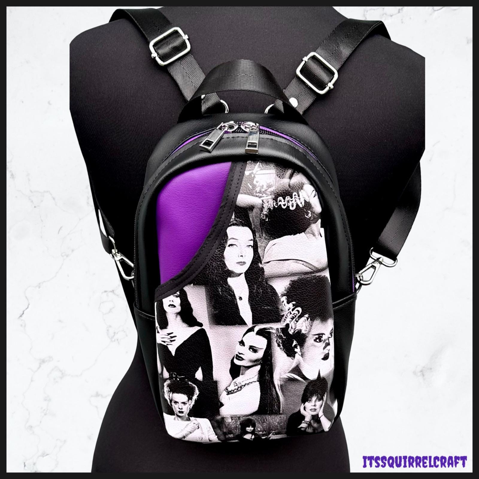 Misfits Fiend Zaino Mini Glow In The Dark - 30x24x9.5 Cm, In Poliestere, Borchie Regolabili, Per Festival