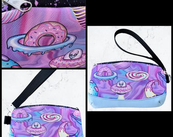 Out of this World Sweets Petite Wristlet or Beauty Bag Purse