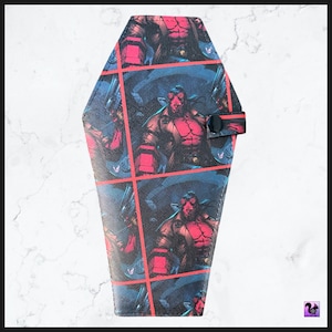Cartera plegable con forma de ataúd de Devilish Dude