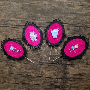 Vampirina Cupcake Toppers, Vampirina Birthday Banner, Haunted House Cake Topper, Disney Halloween Birthday Party Decorations