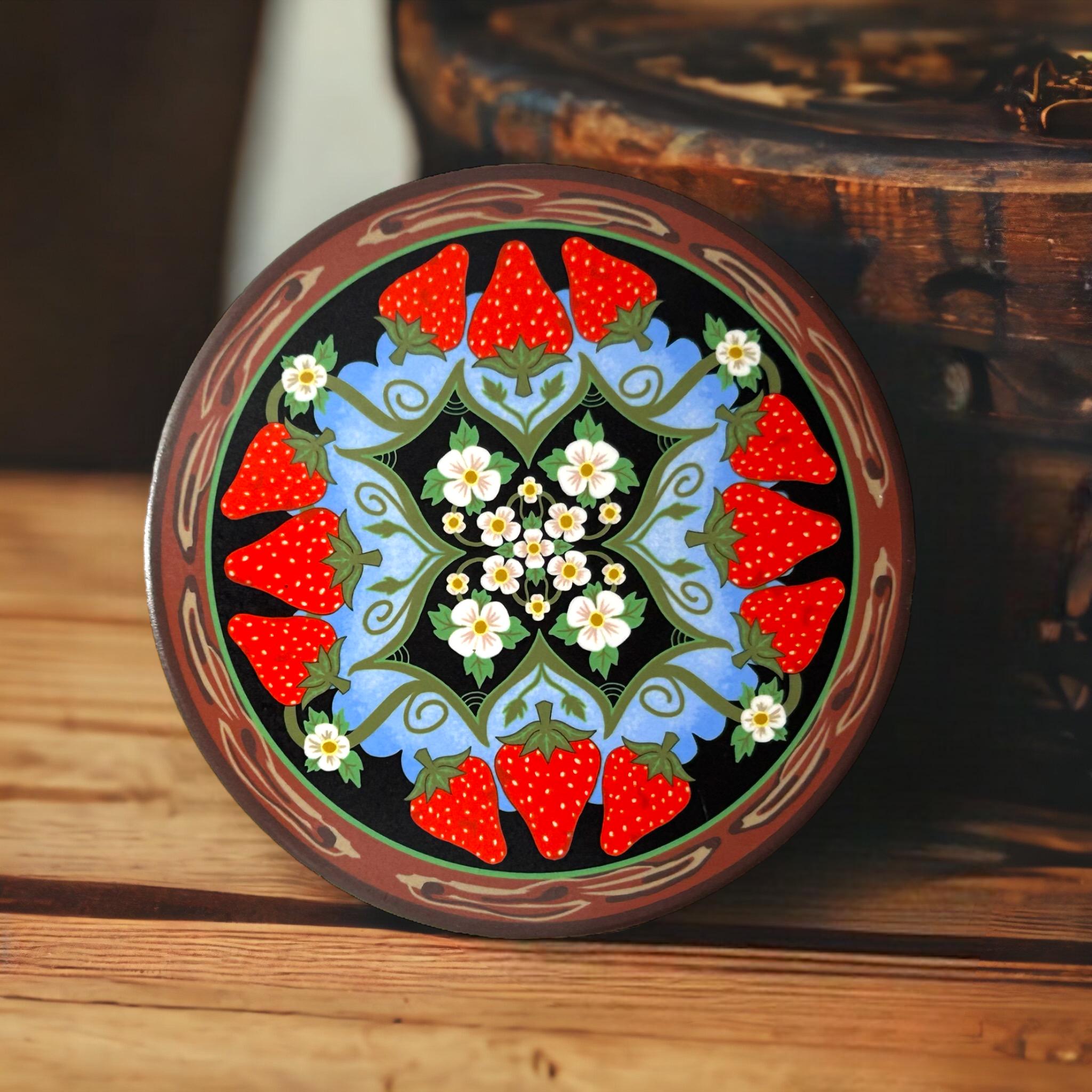 FLKWOP Sottobicchieri a forma di fiore all'uncinetto, realizzati a mano, stile vintage, con bouquet di fiori all'uncinetto, divertenti e morbidi, sottobicchieri decorativi per la casa