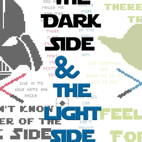 Light Side Dark Side - Etsy