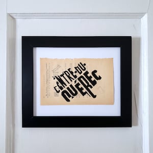 Centre-du-Québec 1-10 | linocut print on recycled paper • minimalist illustration • limited edition • Quebec regions • typography