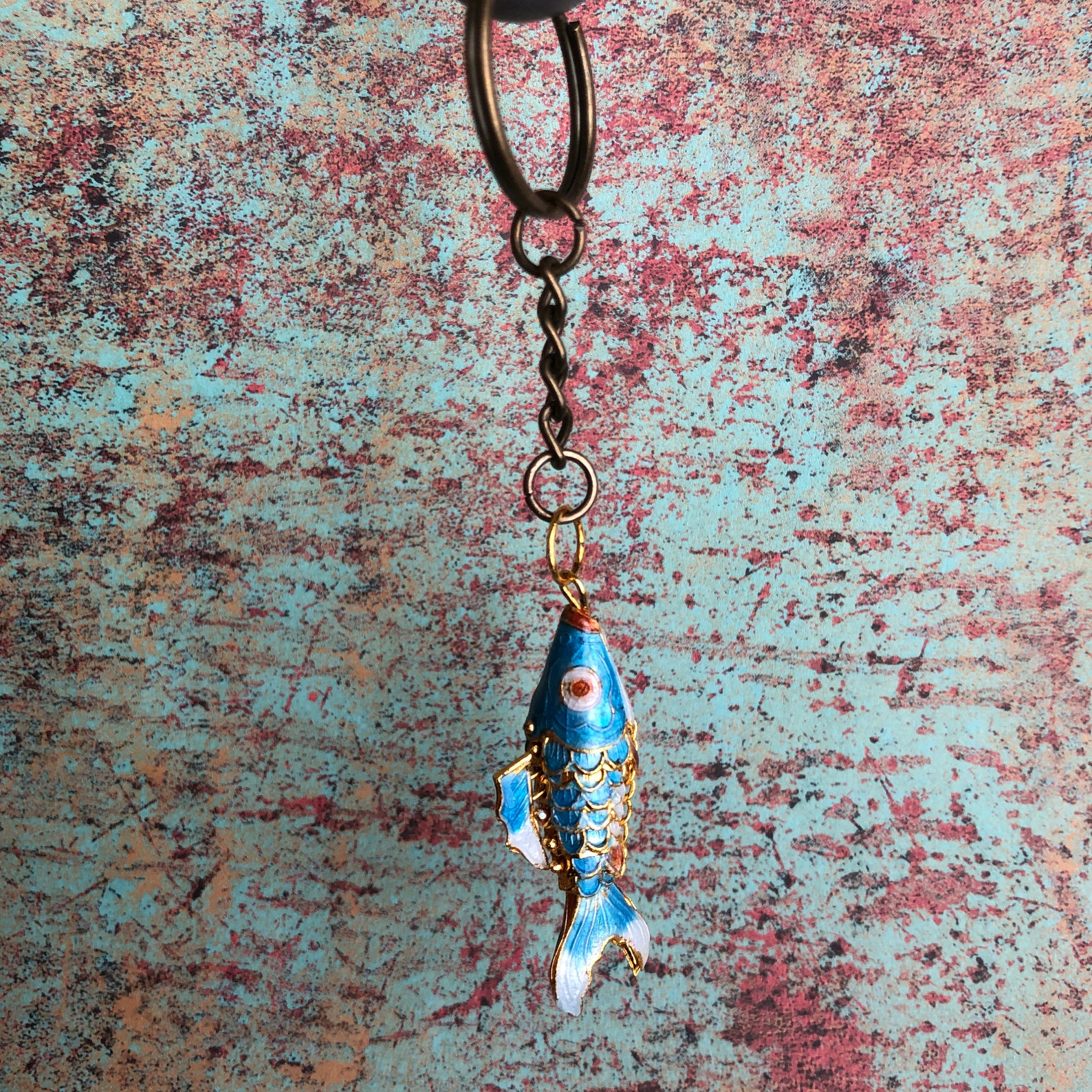 2 Movable Articulated Koi Fish Keychain Pendant // Etsy