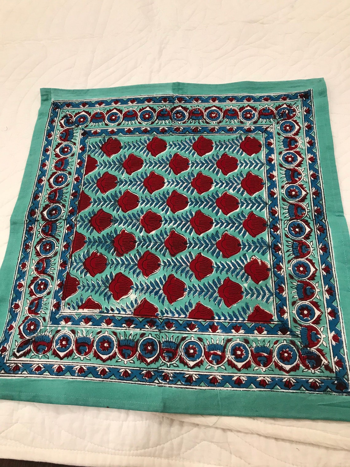 Cotton Dinner Napkins/indian Cotton Napkins/block Print Etsy UK