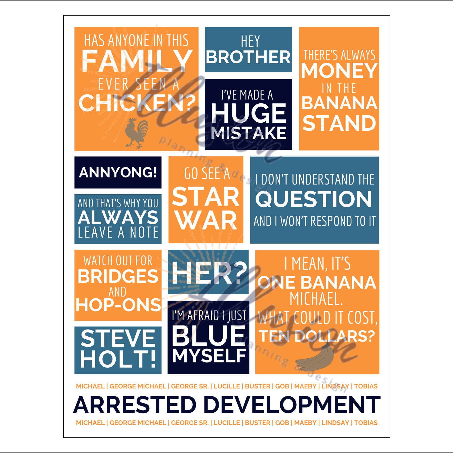 arrested-development-quotes-wall-art-digital-download-digital-art